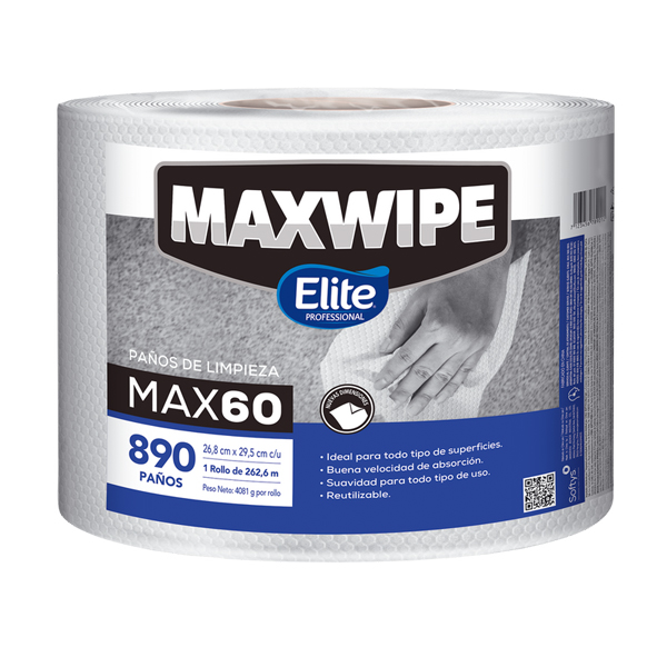 Elite Paño de Limpieza MaxWipe Bobina Max 60