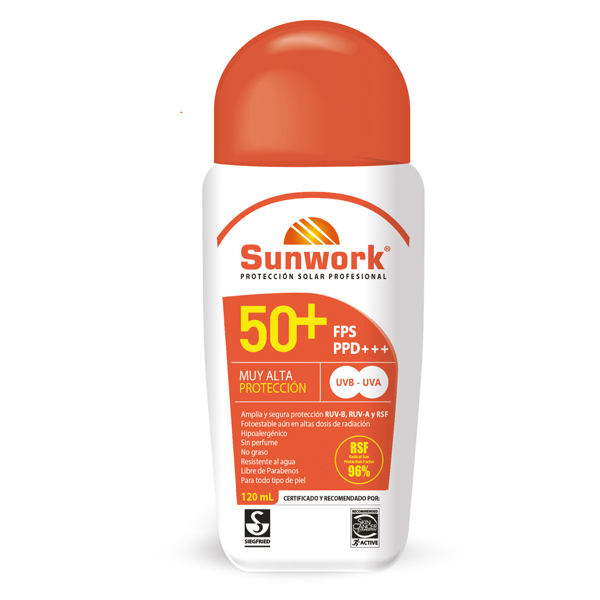 SunWork Protector Solar 50 FPS 120 ml
