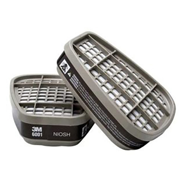 3M Cartucho 6001 Contra Vapores Organicos 3M CARTUCHO 6001