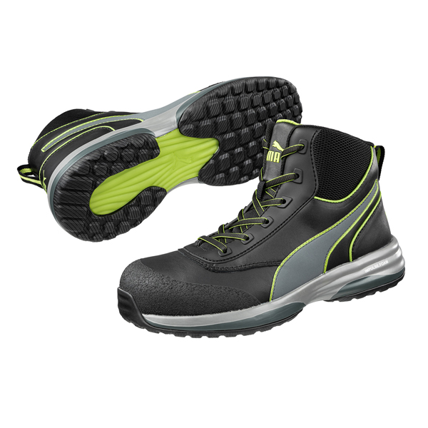 PUMA Bota de Seguridad Rapid Green Mid