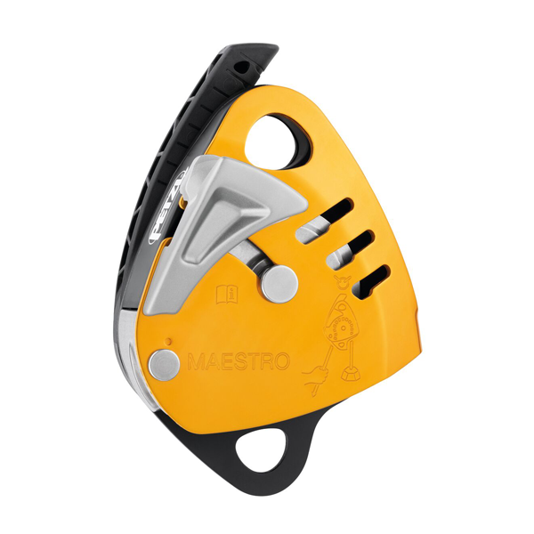 PETZL Descensor con Polea Bloqueadora Maestro
